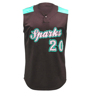 Uniforme de Béisbol Unisex al Por Mayor, Más Vendido, con Logotipo Personalizado, Nombre del Equipo, 100% Poliéster y Algodón, Manga Corta, Absorbe la Humedad - Product Image 2
