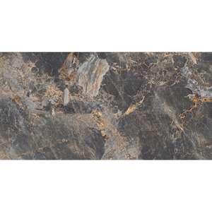 Orientbell Vitrified (GVT) 600X1200 DR Super Gloss Breccia Blue Glossy Finish <b>Large</b> Tiles Big Wall Floor Porcelain Tiles - Product Image 5