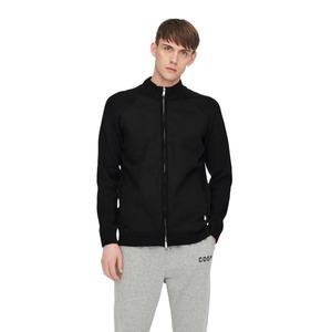 Veste de baseball décontractée à coupe étroite pour hommes au design de luxe Bomber de couleur unie Logo personnalisé Polyester de qualité sans col - Product Image 1