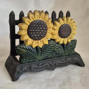 Servilletero Decorativo Vintage con Diseño de Girasol Amarillo, Perfecto para Comedor, Encimera de Cocina y Estilo de Cafetería, Venta al por Mayor desde India - Product Image 4