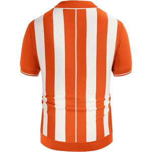 Logo personnalisé respirant hommes col avec fermeture éclair évacuation de l'humidité sweat polos hommes polos bloc couleur vêtements d'été - Product Image 2