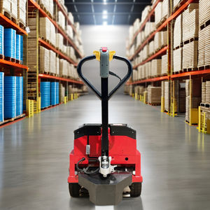 Transpallet Elettrico con Capacità di Carico di 3 Tonnellate, Batteria al Piombo-Acido, per Logistica di Magazzino, Stoccatore in Poliuretano - Product Image 2