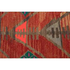 Vintage Turkish Area Rug 3.9x7.3 ft (119x223 cm), <b>Brown</b> Solid Rug - Product Image 4