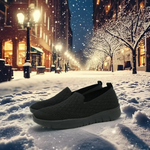 WYPEX, zapatos de punto cómodos informales para hombre, plantilla de goma antideslizante ligera y duradera, resistente a la deformación, gran transpirable - Product Image 1