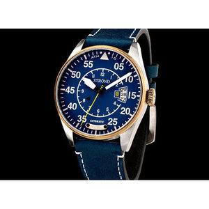 Orologio Meccanico Automatico STOND DC-4 Blu Reale con Quadrante Smaltato, Cassa in Acciaio Inossidabile, Movimento Seiko NH35A, Resistenza all'Acqua 10ATM - Product Image 1