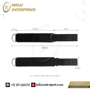 Equipo de Fitness Gimnasio Tobillo Correa Acolchada Doble D-ring Ajustable Tobillo Peso Pierna Entrenamiento Brace Soporte Deporte Seguridad Abductores - Product Image 3