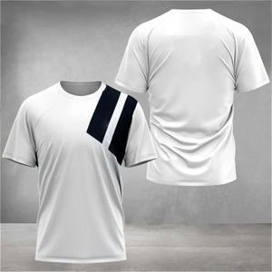 Camisetas de hombre Camiseta máquina de impresión sublimar poliéster cuello redondo Camiseta para hombres 170 Gsm sublimación personalizada cuello redondo - Product Image 3