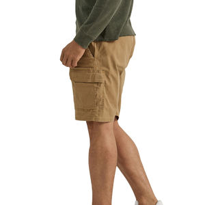 Men's Summer Heavyweight Super 100% Cotton 300gsm Camouflage <b>Cargo</b> <b>Shorts</b> Customizable <b>Elastic</b> <b>Waist</b> Closure Woven Solid Pattern - Product Image 3