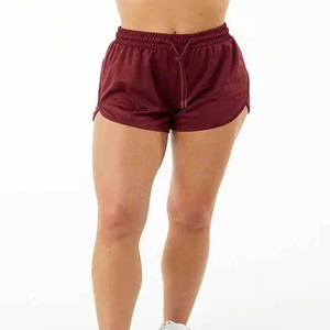 Shorts respirants pour femmes - Bleu pierre, double couche, 100% polyester coton, séchage rapide, écologiques, pour la course à pied - Product Image 2