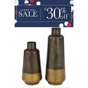 Jarrones de Mesa de Aluminio Hechos a Medida para Bodas y Eventos, Ecológicos, Pulidos en Dorado, Forma y Tamaño Personalizados a Excelente Precio - Product Image 3