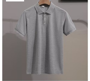 Polo personalizado OEM para hombre, camiseta de manga corta con solapa fina de verano para hombre, Polo de media manga informal holgado de moda de estilo coreano - Product Image 4