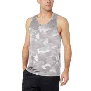 Men's <b>Camouflage</b> Print Sleeveless Tank Top O-Neck Quick Dry Knitted Casual Sport <b>Shirt</b> - Product Image 3