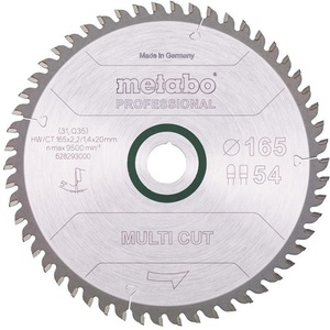 <b>Saw</b> Blade Multi Cut Professional D165x22/1.4xB20mm Z.54 FZ/TZ 5Grad Neg - Product Image 1
