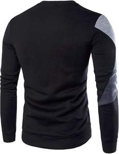 Sweat-shirt décontracté pour homme en jersey de coton biologique durable, anti-plis, avec motif brodé, grande taille, vente chaude 2026 - Product Image 2