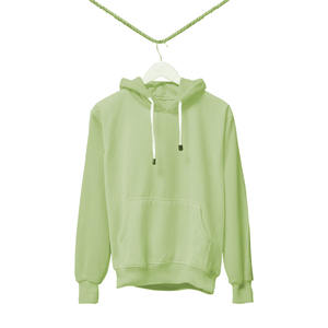 Sweat-shirt à capuche à tissage inversé, sweat-shirt à capuche confortable pour hommes, vente en gros d'usine - Product Image 3