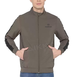 Men's Custom Winter <b>Warm</b> Slim Fit Stand Collar <b>Waterproof</b> Eco-Friendly Bomber <b>Jacket</b> Latest Design and Fashion - Product Image 1