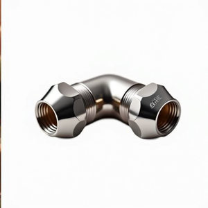 Válvula Angular Cromada de 3/8 Pulgadas x 10 mm SCHELL Tipo Doble Crimpado - Product Image 3