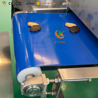 Machine d'enrobage de type à revêtement partiel pour tranches de mangue destinées à l'enrobage de fruits congelés en usine