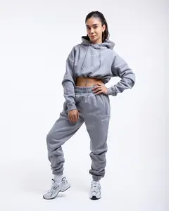 Ruiquwin ชุดวอร์มสองชิ้นสำหรับผู้หญิงชุดออกกำลังกายแบบระบายอากาศ - Product Image 5