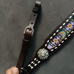 Headstall perlé occidental cheval tack Headstall bride exportateurs indiens au prix de gros prêt à expédier rodéo Headstall - Product Image 5