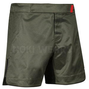 Kimono de Jiu-Jitsu à Marque Privée, Shorts de MMA de Couleur Unie Fabriqués au Pakistan, Shorts de MMA Robuste - Product Image 4