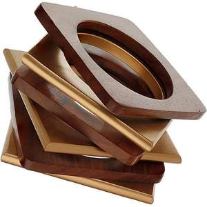 Rond de serviette en bois fait à la main pour la décoration de la table à manger de ferme rustique avec une finition naturelle élégante - Product Image 6