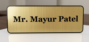 Placa de identificación, placa de número, placa de nombre para el hogar, placa de nombre para oficina, placa de nombre de acrílico, placa de nombre impresa con UV, placa de nombre de metal, placa de nombre de MDF - Product Image 3