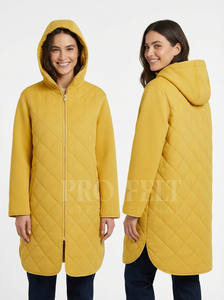 Abrigo Acolchado de Alta Calidad con Capucha, Cierre Frontal, Ligero, Aislante, Cómodo, Suave, con Diseño Personalizado - Product Image 6