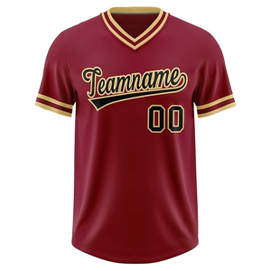Camiseta de Béisbol Personalizada Transpirable 2026, Impresión por Sublimación Digital, 100% Poliéster, Secado Rápido, Nombres y Números de Equipos para Hombres Adultos - Product Image 1
