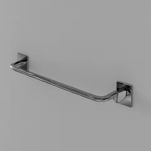 Elegante toallero de metal con base martillada rústica Artesanía que ofrece acento decorativo para interiores y funcionales - Product Image 6