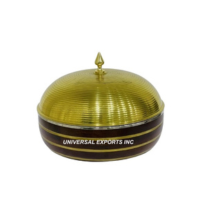 Olla Caliente de Metal de Lujo, Diseño Personalizado, Cazuela Hecha a Mano, Clásica y Elegante, Calentador de Alimentos de Metal Nuevo de Lujo al por Mayor - Product Image 2