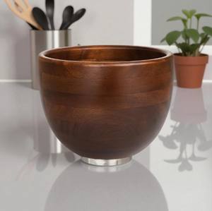 Bol mélangeur en bois fait main Kitchen Aid, design moderne, écologique, de bonne qualité, pour usage intérieur, vente en gros, Uttar - Product Image 2