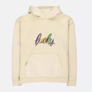 Sudadera con capucha para mujer, con logotipo impreso personalizado, de lana, de algodón liso, venta al por mayor - Product Image 5