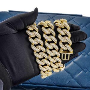 Collar de cadena de eslabones cubanos para hombre chapado en oro de lujo, joyería de Hip Hop de moda - Product Image 6