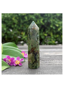 Torre de Ágata Musgosa, Obelisco de Piedra Preciosa Natural, Colección de Cristales de Ágata Musgosa, Decoración para el Hogar - Product Image 3