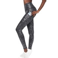 Leggings pour femmes Act Sports en coton/fibre de bambou, maille respirante, coutures invisibles, taille haute, élastique, légers, 120g