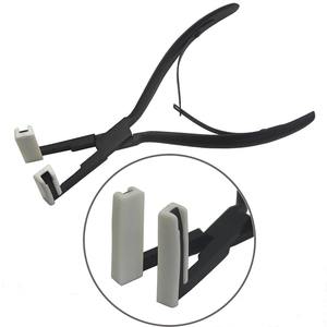 Pince à ruban pour cheveux, pince à ruban professionnelle en acier inoxydable, pince à ruban pour extensions, conception ergonomique pour les outils de salon de coiffure - Product Image 2