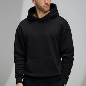 Sweat à capuche d'hiver imprimé, fourrure polaire épaisse, logo graphique, broderie, OEM, vente en gros - Product Image 1