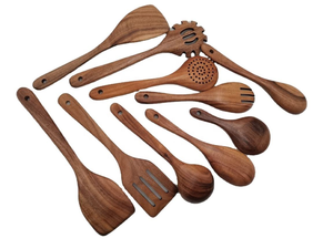 Wholesale <b>Wooden</b> Utensils for Cooking Natural Acacia <b>Wooden</b> Kitchen Utensils <b>Set</b> with <b>Spoon</b> <b>Wooden</b> Utensils Bulk - Product Image 4