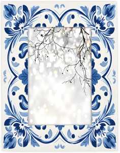 กรอบรูปไม้ตกแต่งประเทศศิลปะ Decoupage สำหรับพิธีขึ้นบ้านใหม่เป็นของขวัญที่ทันสมัย - Product Image 3