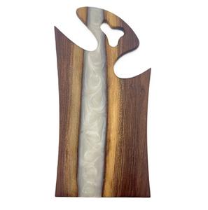 Bloques de cortar de madera envueltos en resina de diseño único Artesanías de calidad para la cocina casera de La India para cortar madera - Product Image 2