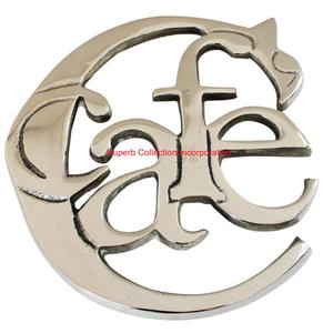 Decorative Matte Gold Butterfly Design <b>Round</b> Trivet Heat Resistant Hot Pad For Dining <b>Table</b> & Kitchen Countertop Protection - Product Image 2