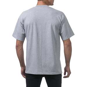 T-shirt for <b>men</b> Unisex Plain 100% Cotton Loose Fit Drop Shoulder Baggy Boxy Fit Cropped Printed Ringer Blank <b>Men's</b> T-shirts - Product Image 6