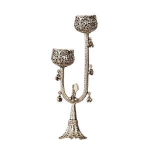 ชุดเชิงเทียนโลหะทำมือ 3 ขนาดต่างกัน สำหรับวางบนโต๊ะงานแต่งงาน เป็นมิตรกับสิ่งแวดล้อม ราคาสุดคุ้ม - Product Image 6