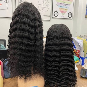 Extensiones de Cabello Humano Vietnamita, Cabello Rizado Birmano, Pelucas con Frente de Encaje HD, Cabello Virgen con Cutícula Alineada, Alta Calidad, Venta al por Mayor - Product Image 5