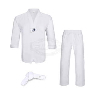 Uniformes de Taekwondo Transpirables con Logotipo de Diseño Personalizado, Uniformes Profesionales de Taekwondo para Entrenamiento con Servicio OEM - Product Image 1