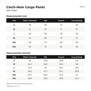 Custom Cargo Pants Nylon Ripstop Cinch Hem Webbing <b>Belt</b> Bellows Pocket Outdoor Streetwear OEM Wholesale - Product Image 6