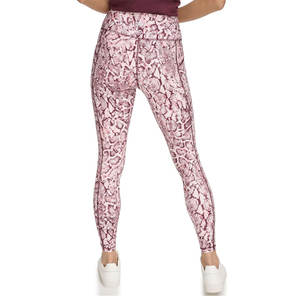 Pantalon de Yoga de Fitness de Compression extensible taille haute personnalisé pour femmes Leggings doux de gymnastique vêtements d'entraînement tricotés - Product Image 4