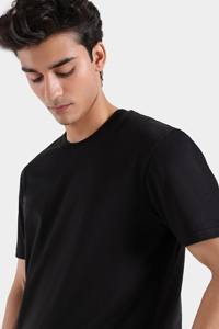 Hombres moda 2025 transpirable mejor precio cómodo Jogging Fitness Wear Color sólido desgaste camiseta para hombres camiseta de talla grande - Product Image 4