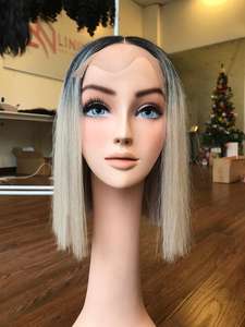 วิกผม60A ผมตรงเงางามแบบอัจฉริยะทำจากผ้าขนสัตว์สำหรับต่อผมบริสุทธิ์แนว100แบบเวียดนาม - Product Image 2